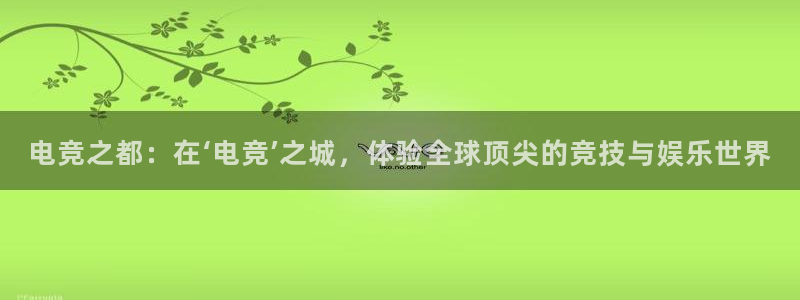 电竞之都：在‘电竞’之城，体验全球顶尖的竞技与娱乐世界